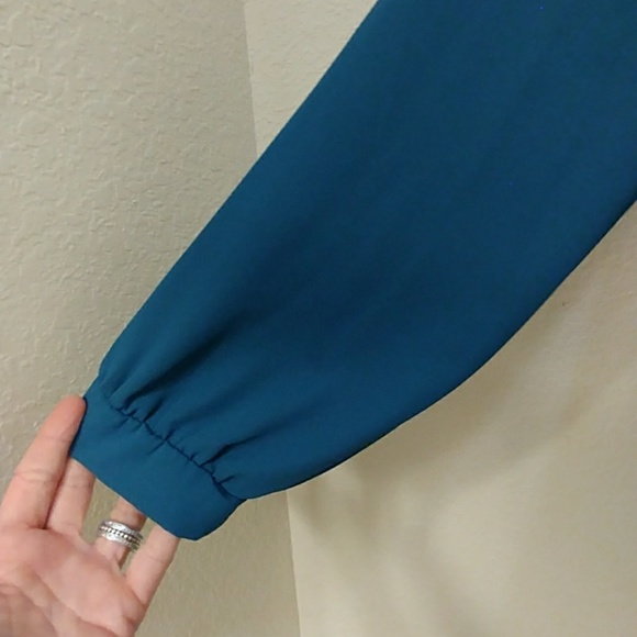 Everly Long Sleeve Chiffon Blouse - Picture 4 of 7